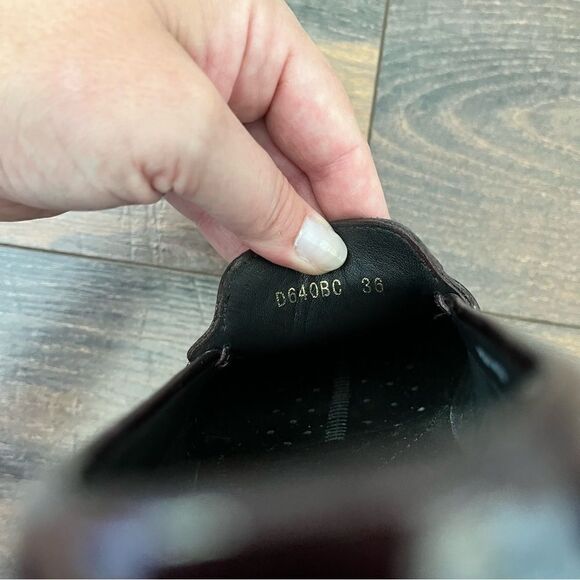 Geox Respira Blenda Kiltie Loafer in Burgundy Women's Size 36, US Size 6 EUC - Picture 9 of 12